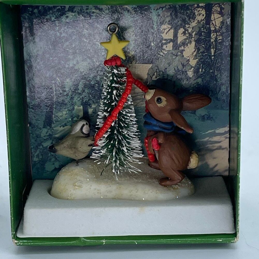 Vintage 1980 Hallmark “ The Animals’ Christmas” Ornament.
